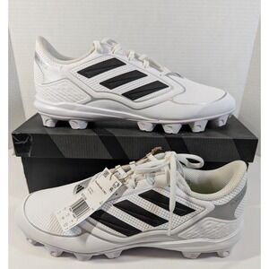 Adidas Purehustle 3 MD Softball Cleats Women's‎ Size 11 IG7139 White NWT